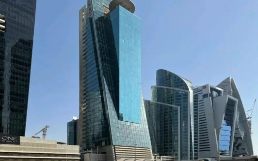picture showing buildings in Prism Tower, Dubai area