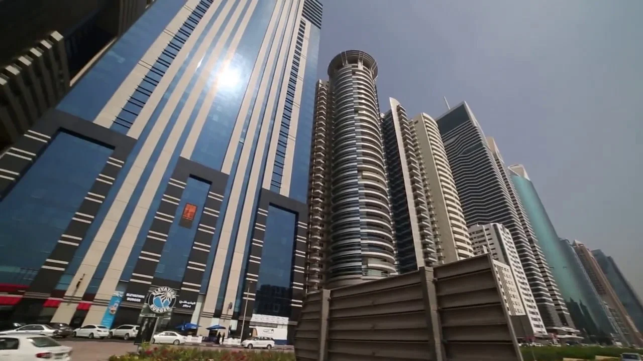 picture showing buildings in Latifa Tower, Dubai area