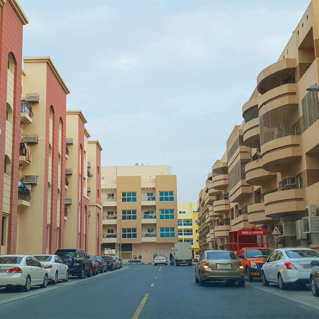 picture showing apartments an areas in muhaisnah area 