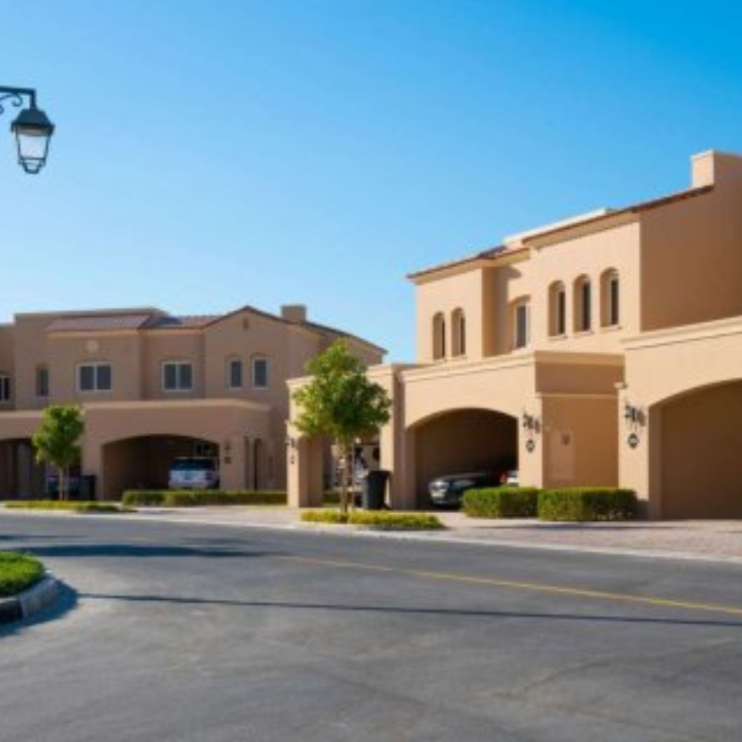 picture showing luxury villas around serena bella casa area Dubai 