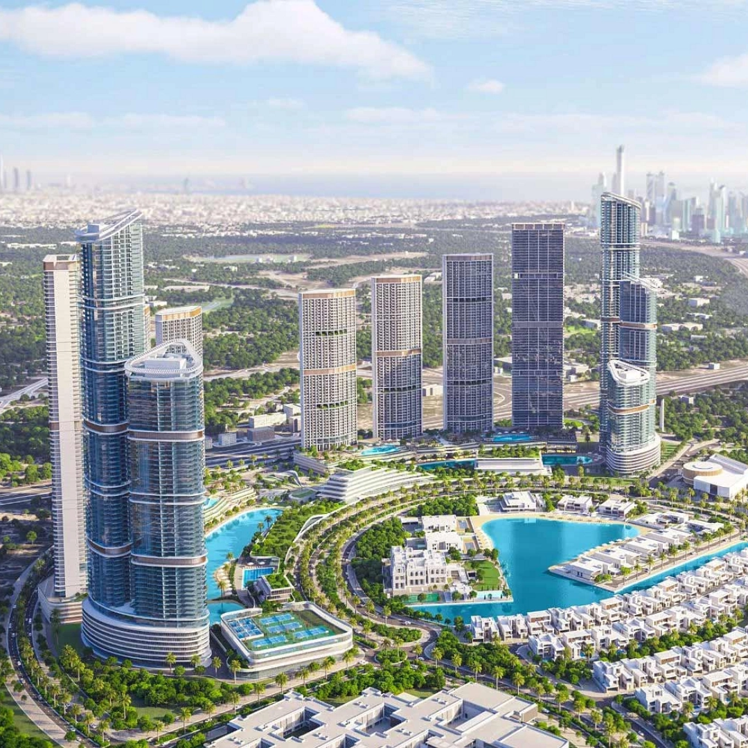 picture showing skyscrappers building in sobha hartland area 